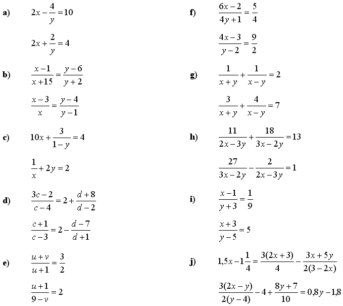 Soustavy lineárních rovnic a nerovnic - Příklad 2 - Zadání